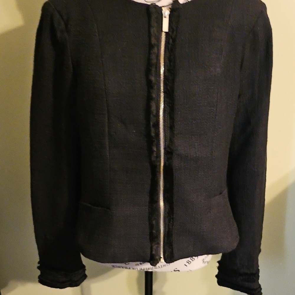 Elegant Black Women's Jacket Sz 12
